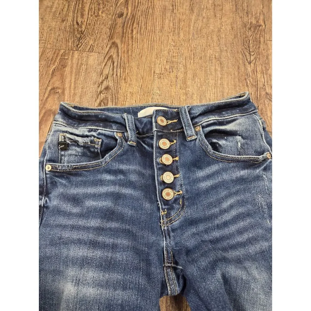 KanCan Blue Distressed Jeans - Picture 2 of 4